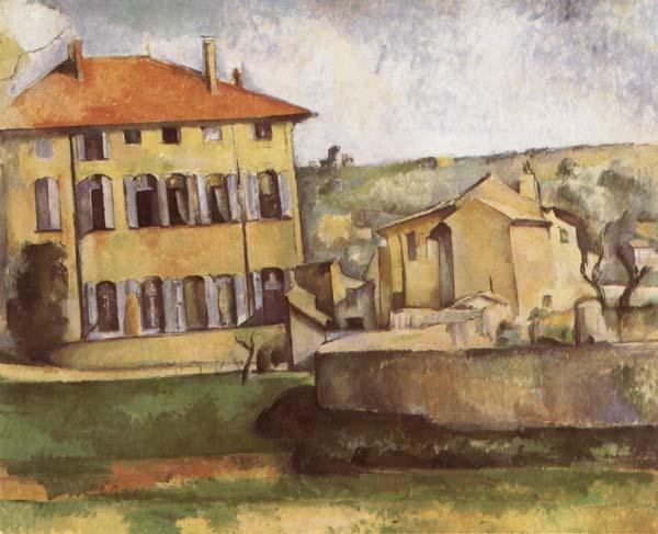 Paul Cezanne House and Farm at jas de Bouffan oil painting image